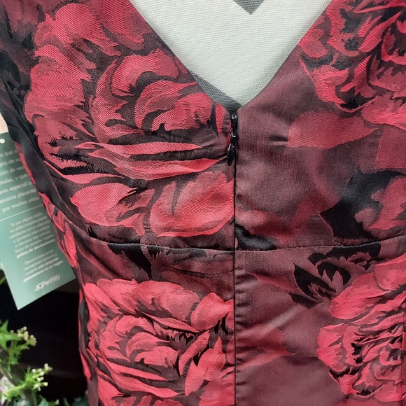 NWT black and red dress size 16 - Picture 7 of 8